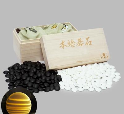 黑木本蛤碁石 貝殼圍棋子 實用印 30~42號 嚴選華印圍棋