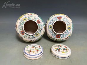 大明成化瓷 斗彩釉孔雀開屏圍棋罐 天字款識 品如圖一眼貨