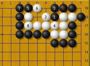 圍棋經(jīng)典實(shí)戰(zhàn)趣題 白氣緊的缺陷